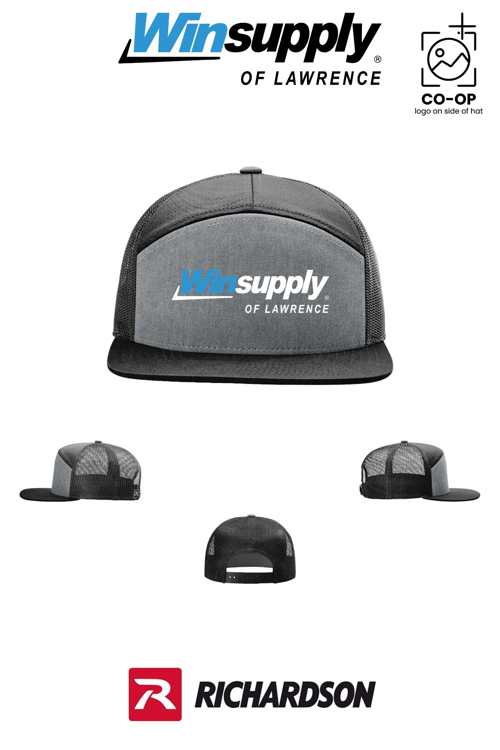 Richardson 168 Seven-Panel Trucker - Winsupply of Lawrence