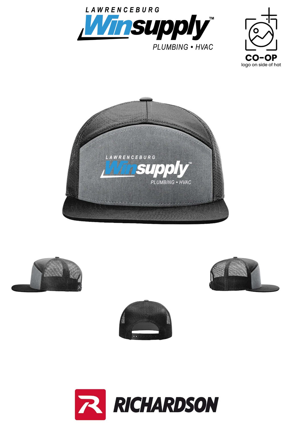 Richardson 168 Seven-Panel Trucker - Lawrenceburg Winsupply