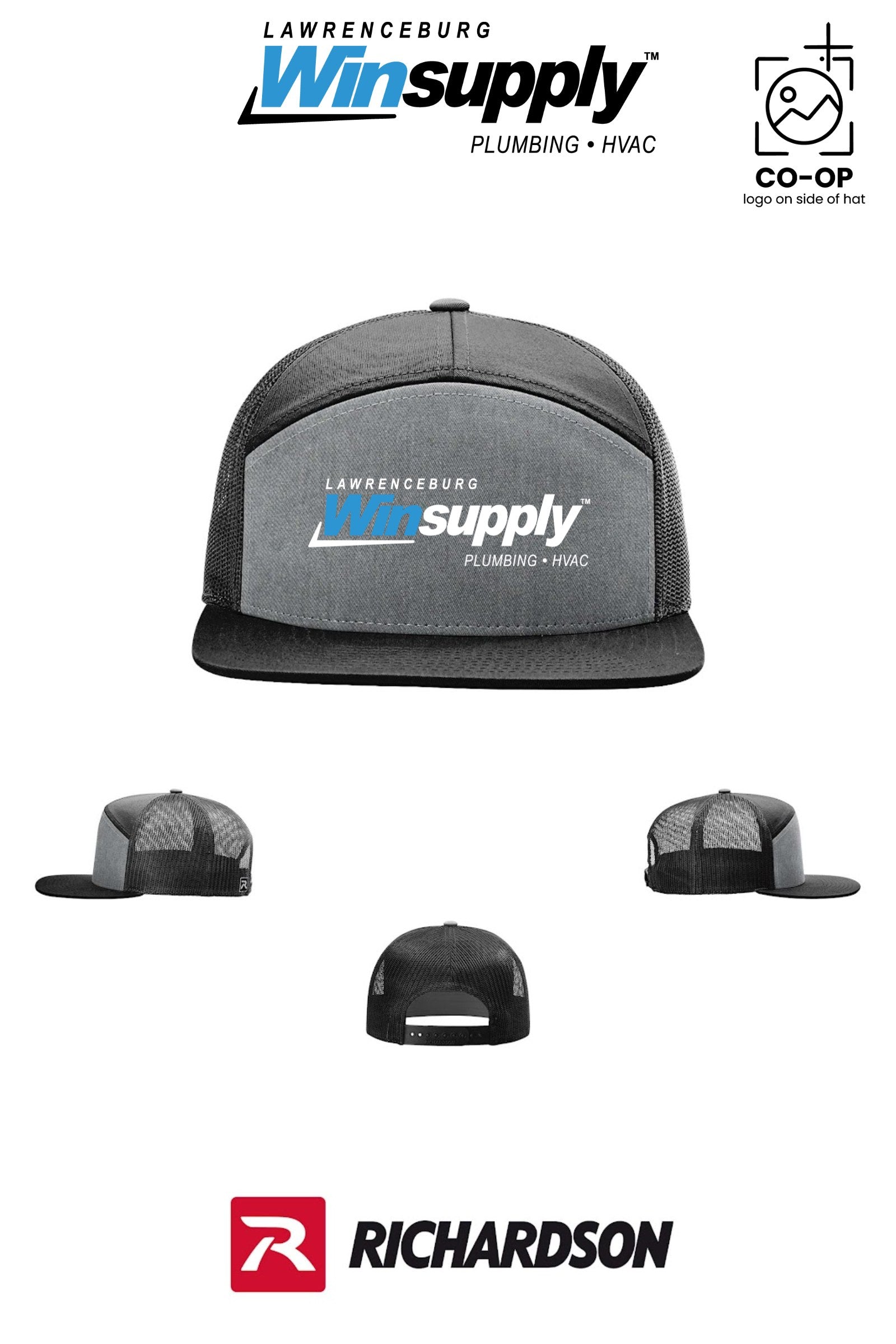 Richardson 168 Seven-Panel Trucker - Lawrenceburg Winsupply