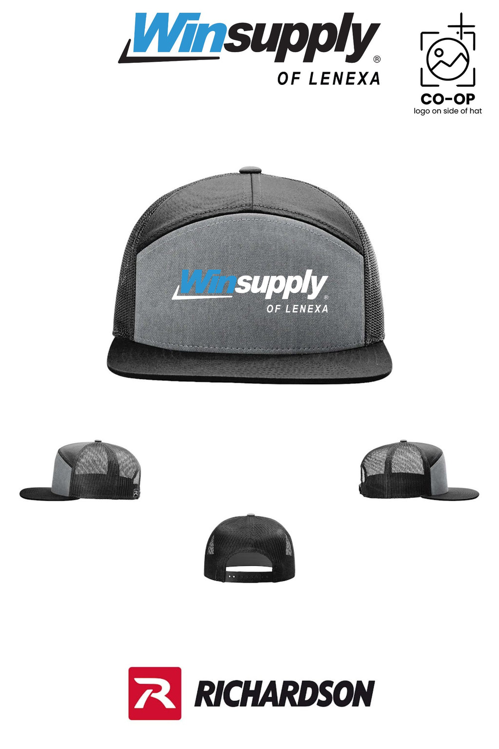 Richardson 168 Seven-Panel Trucker - Winsupply of Lenexa