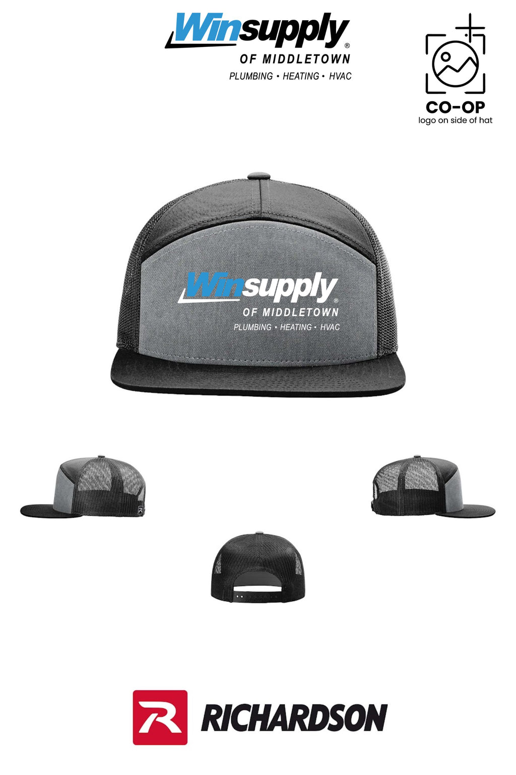 Richardson 168 Seven-Panel Trucker - Winsupply of Middletown