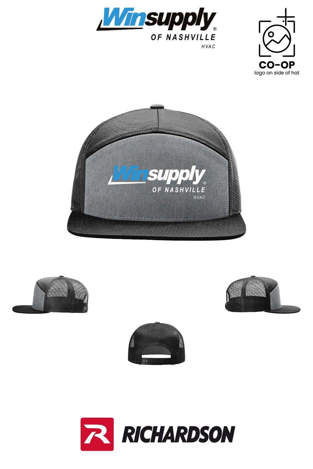 Richardson 168 Seven-Panel Trucker - Winsupply of Nashville HVAC