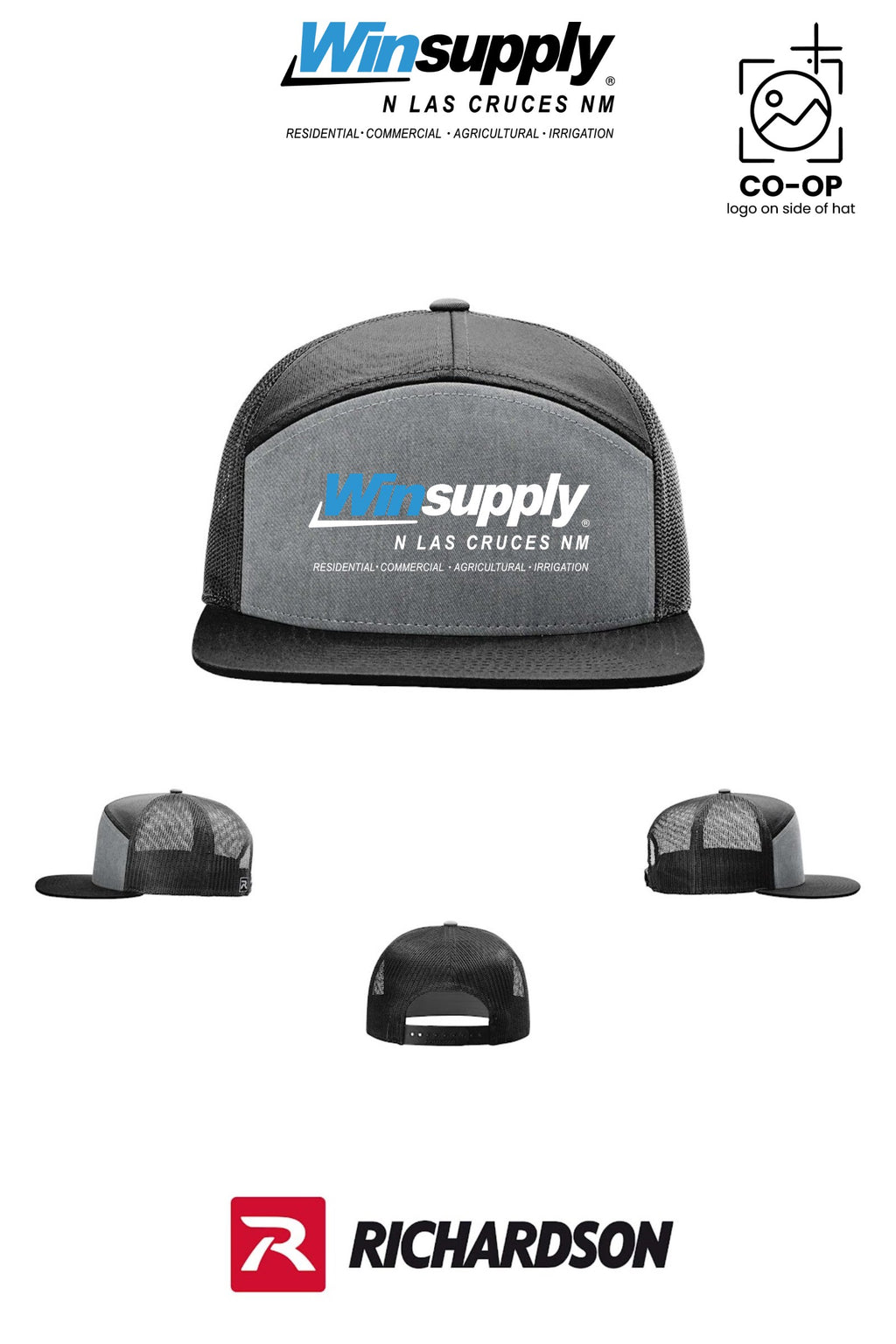 Richardson 168 Seven-Panel Trucker - Winsupply N Las Cruces NM