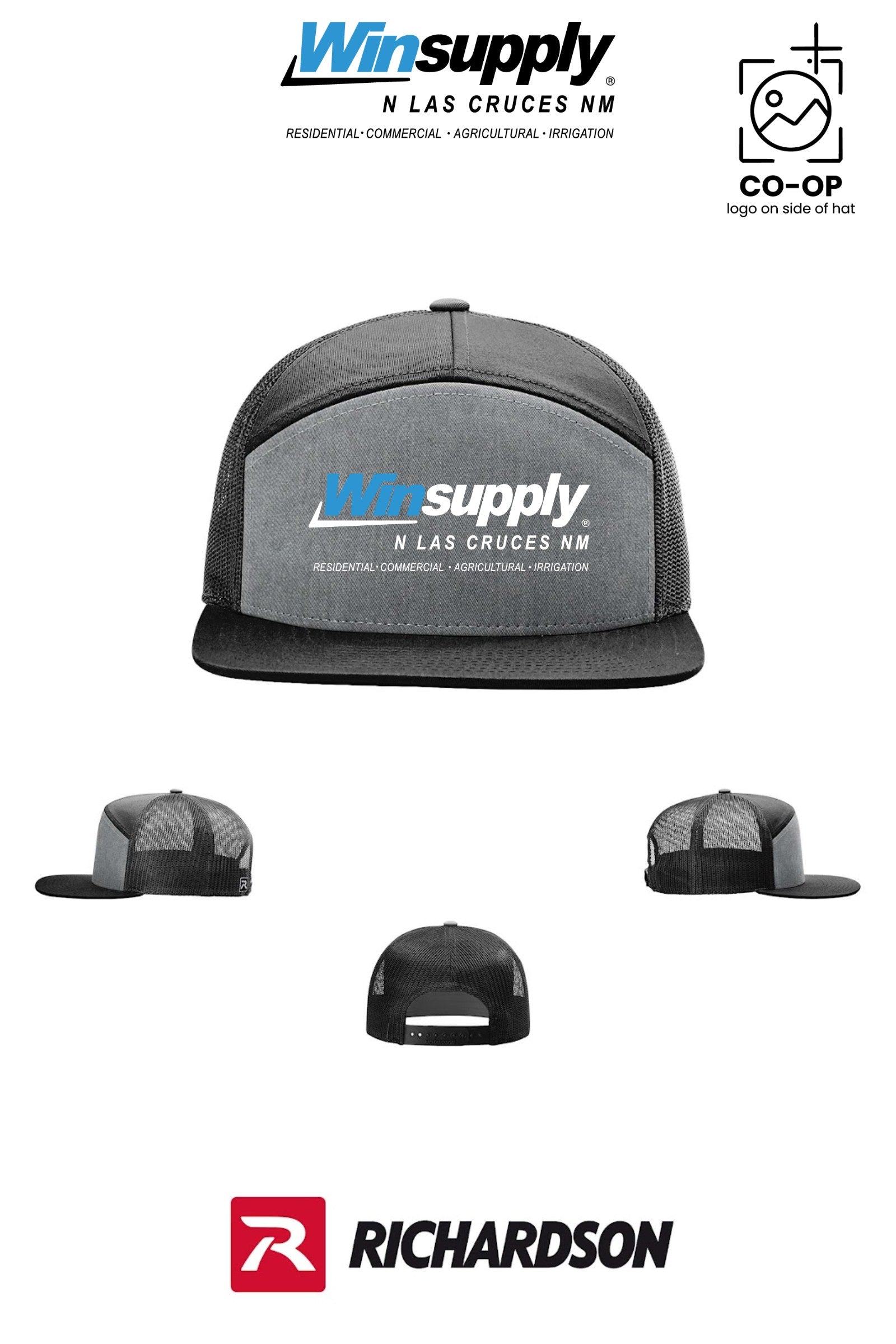 Richardson 168 Seven-Panel Trucker - Winsupply N Las Cruces NM