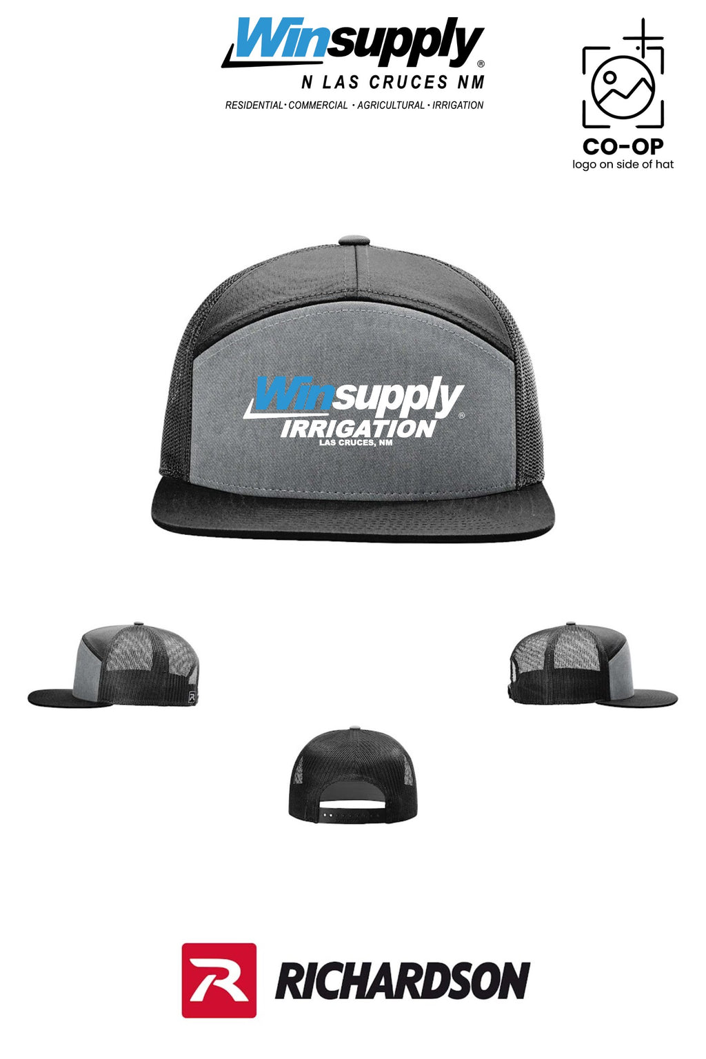 Richardson 168 Seven-Panel Trucker - Winsupply N Las Cruces NM
