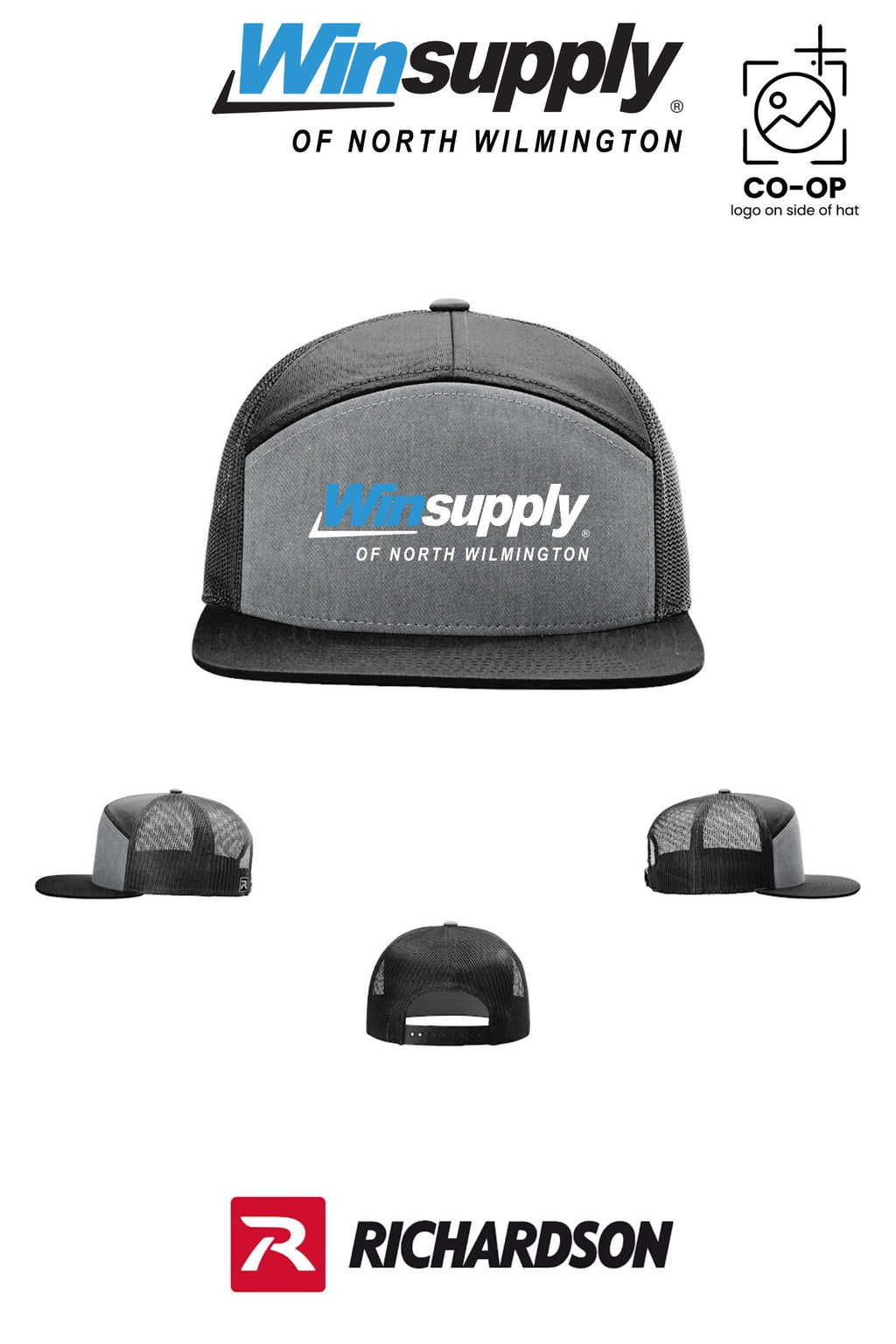 Richardson 168 Seven-Panel Trucker - Winsupply N Wilmington NC