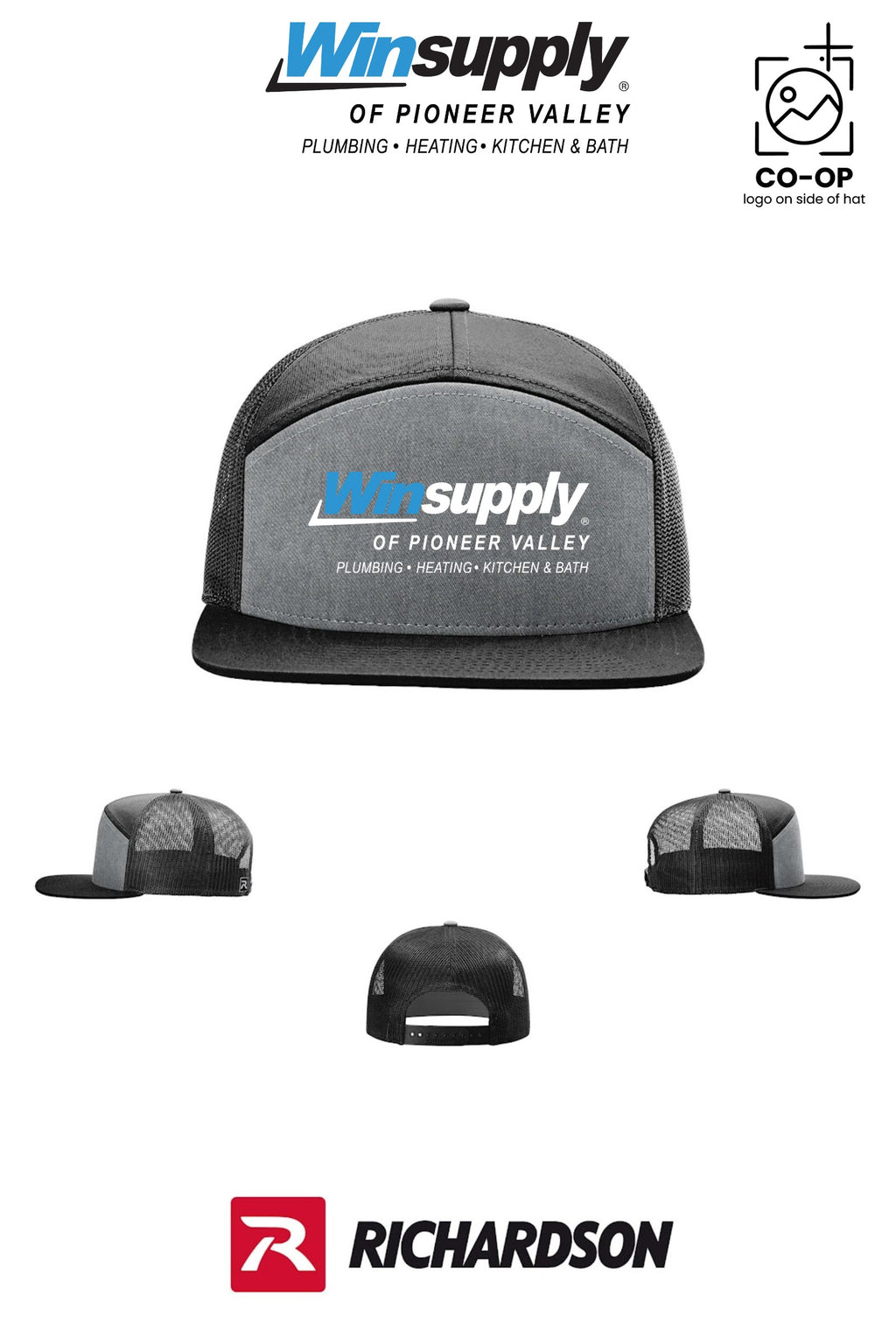 Richardson 168 Seven-Panel Trucker - Winsupply of Pioneer Valley