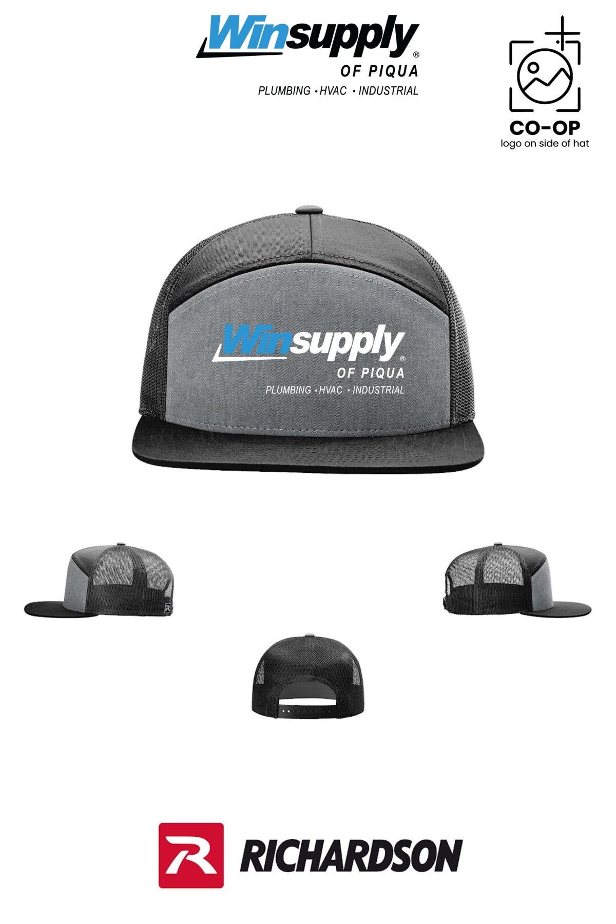 Richardson 168 Seven-Panel Trucker - Winsupply of Piqua