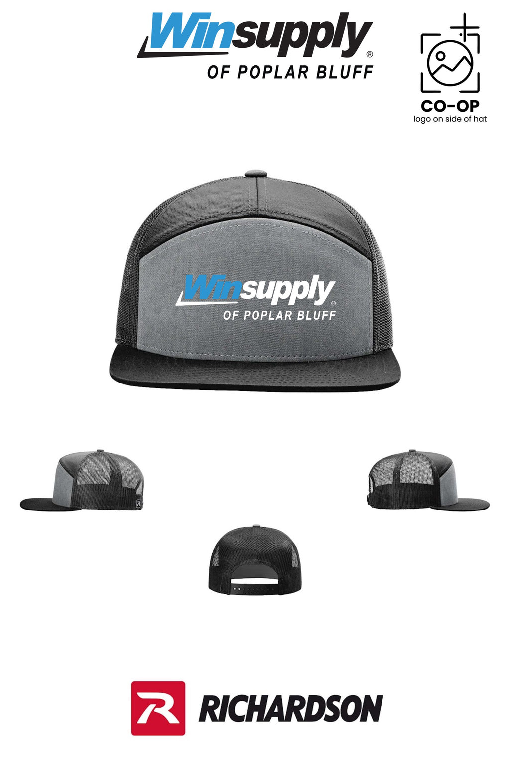 Richardson 168 Seven-Panel Trucker - Winsupply of Poplar Bluff