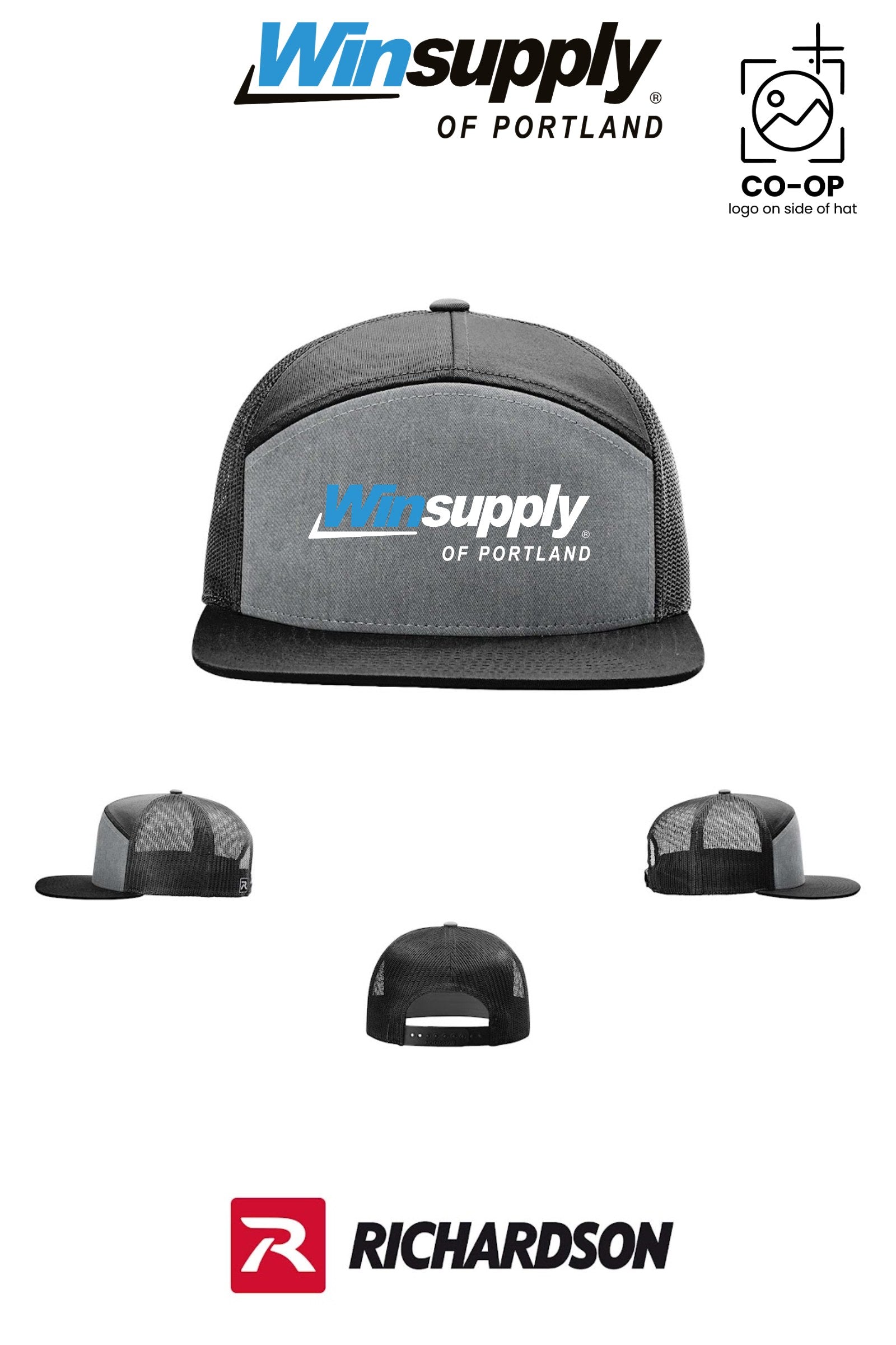 Richardson 168 Seven-Panel Trucker - Winsupply of Portland
