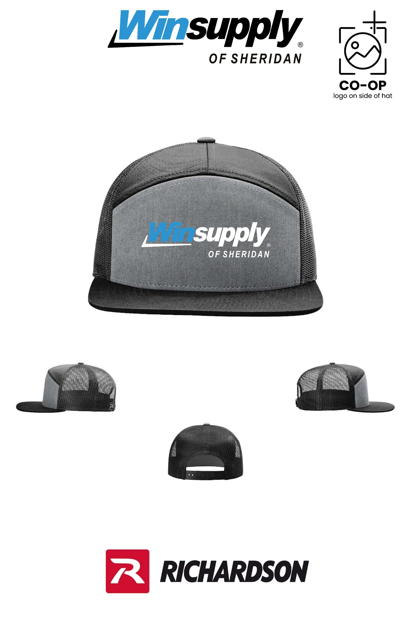 Richardson 168 Seven-Panel Trucker - Winsupply of Sheridan