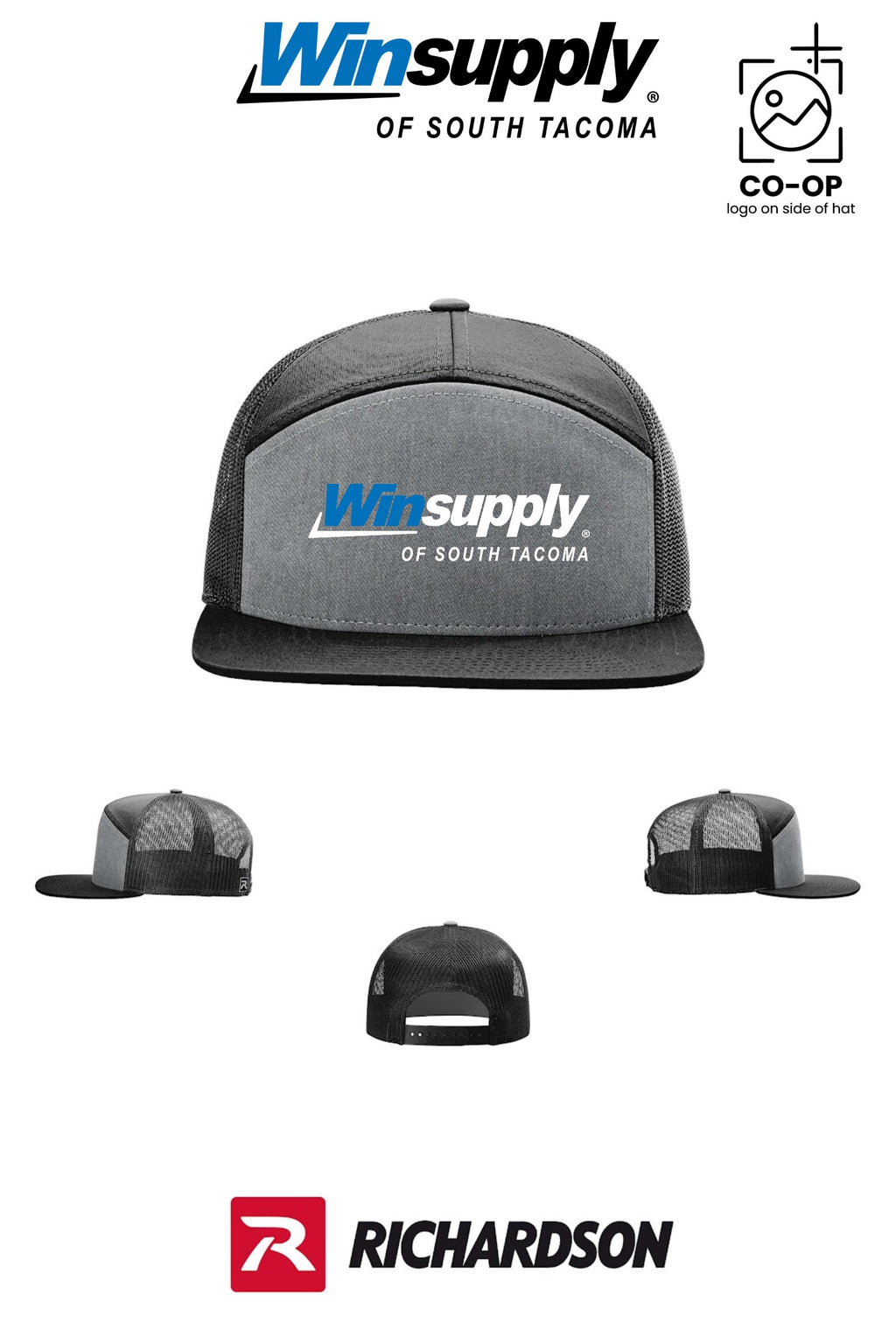 Richardson 168 Seven-Panel Trucker - Winsupply of South Tacoma