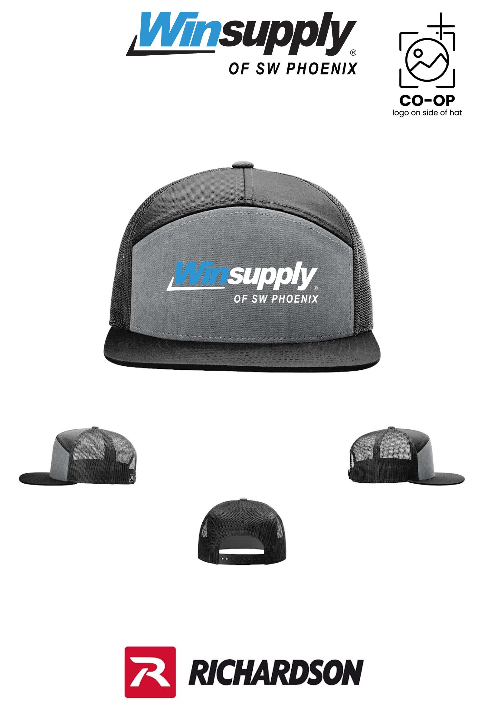 Richardson 168 Seven-Panel Trucker - Winsupply of SW Phoenix