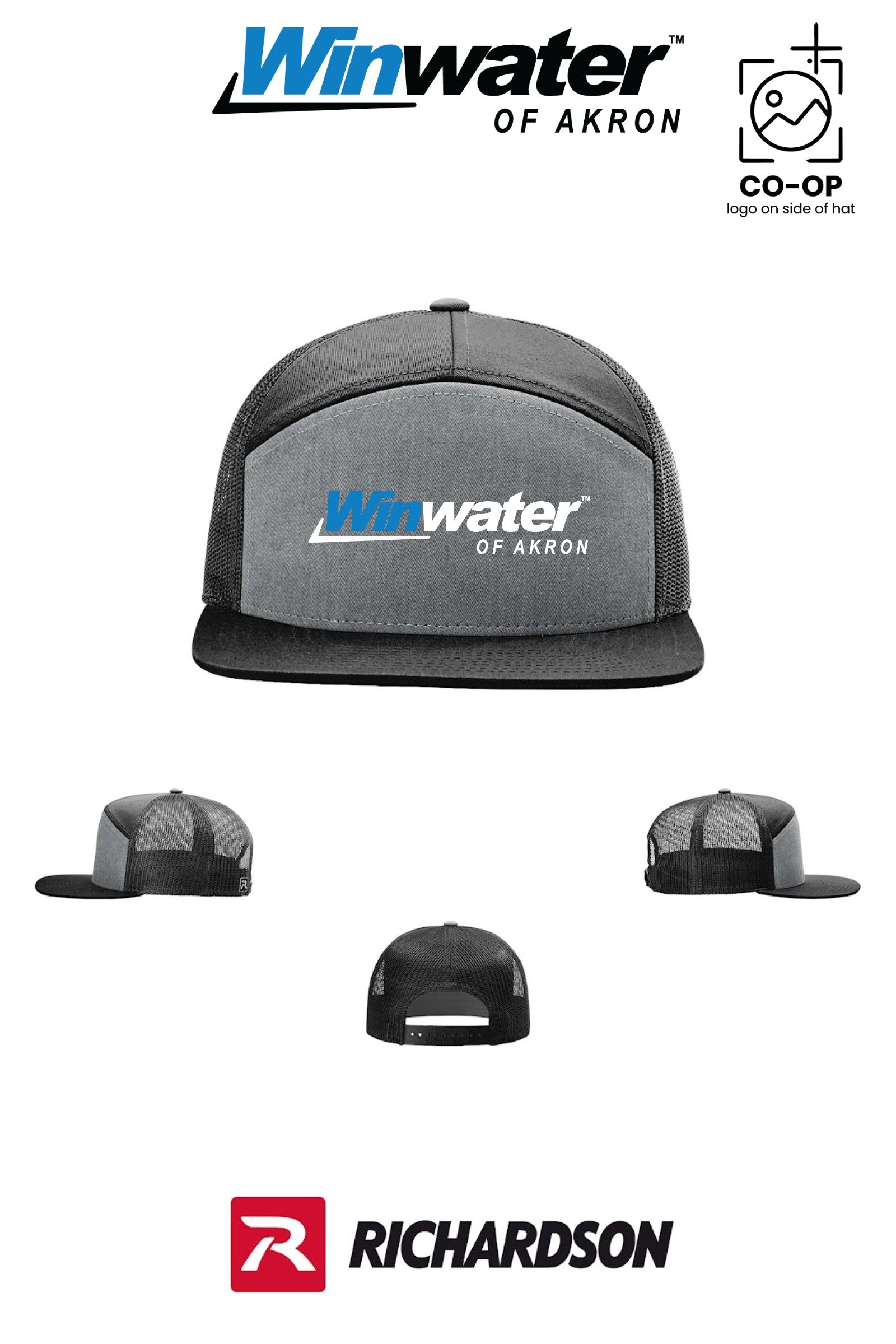 Richardson 168 Seven-Panel Trucker - Winwater of Akron