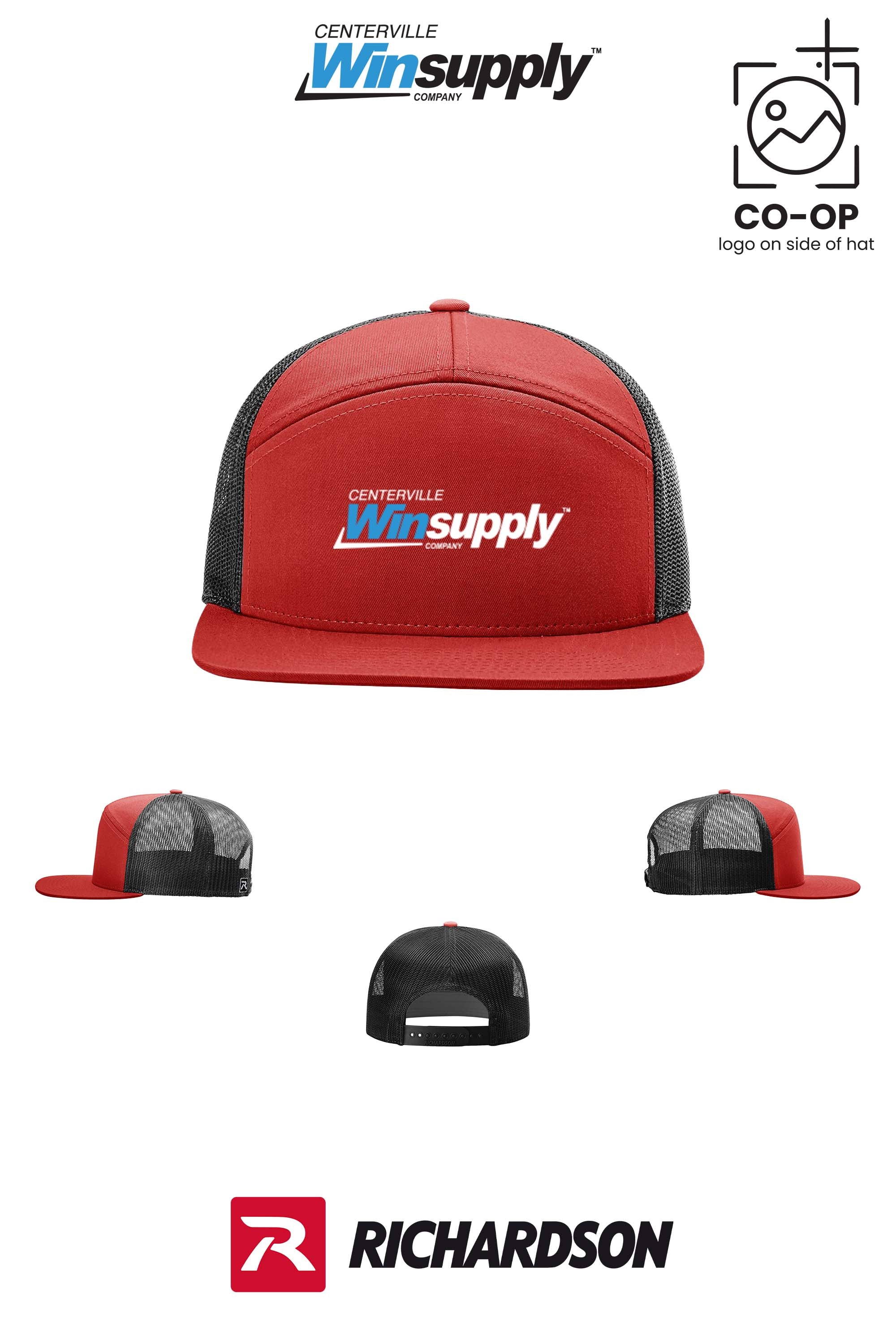 Richardson 168 Seven-Panel Trucker- Winsupply Centerville OH