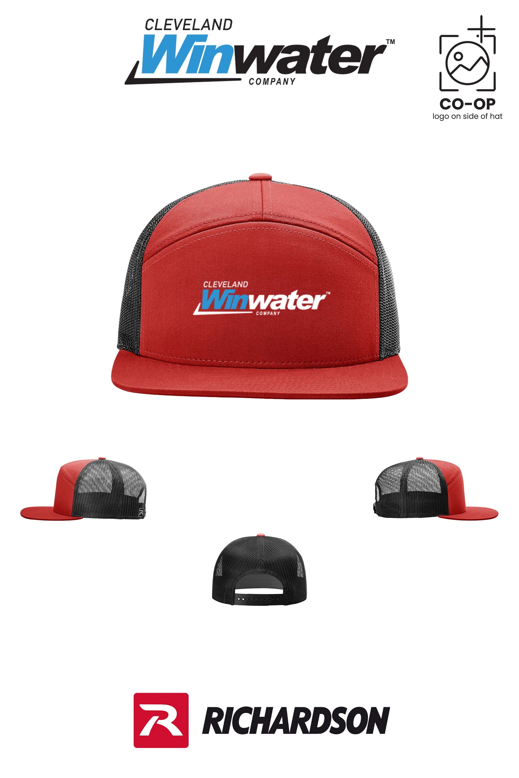 Richardson 168 Seven-Panel Trucker- Winwater of Cleveland
