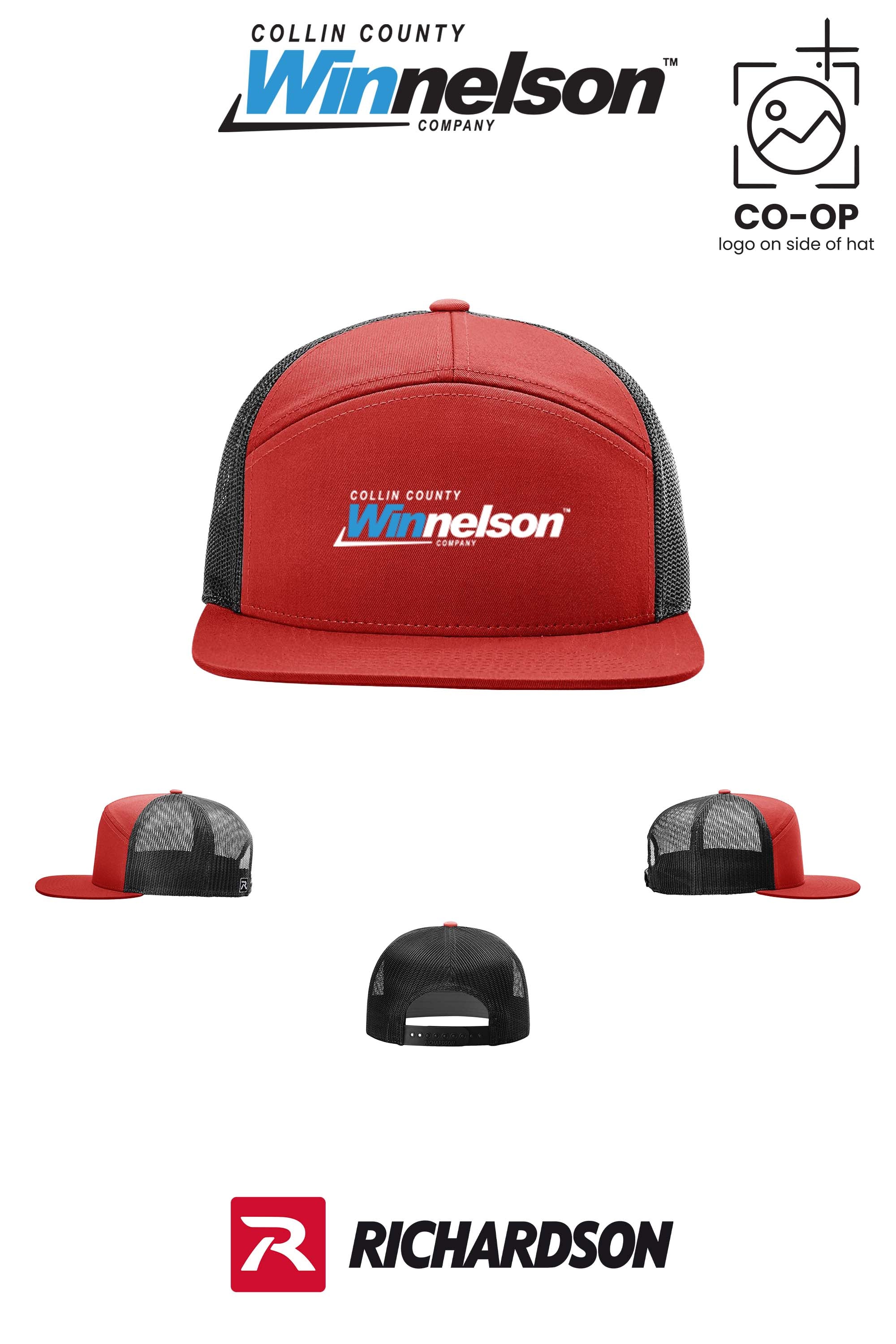 Richardson 168 Seven-Panel Trucker- Collin County Winnelson