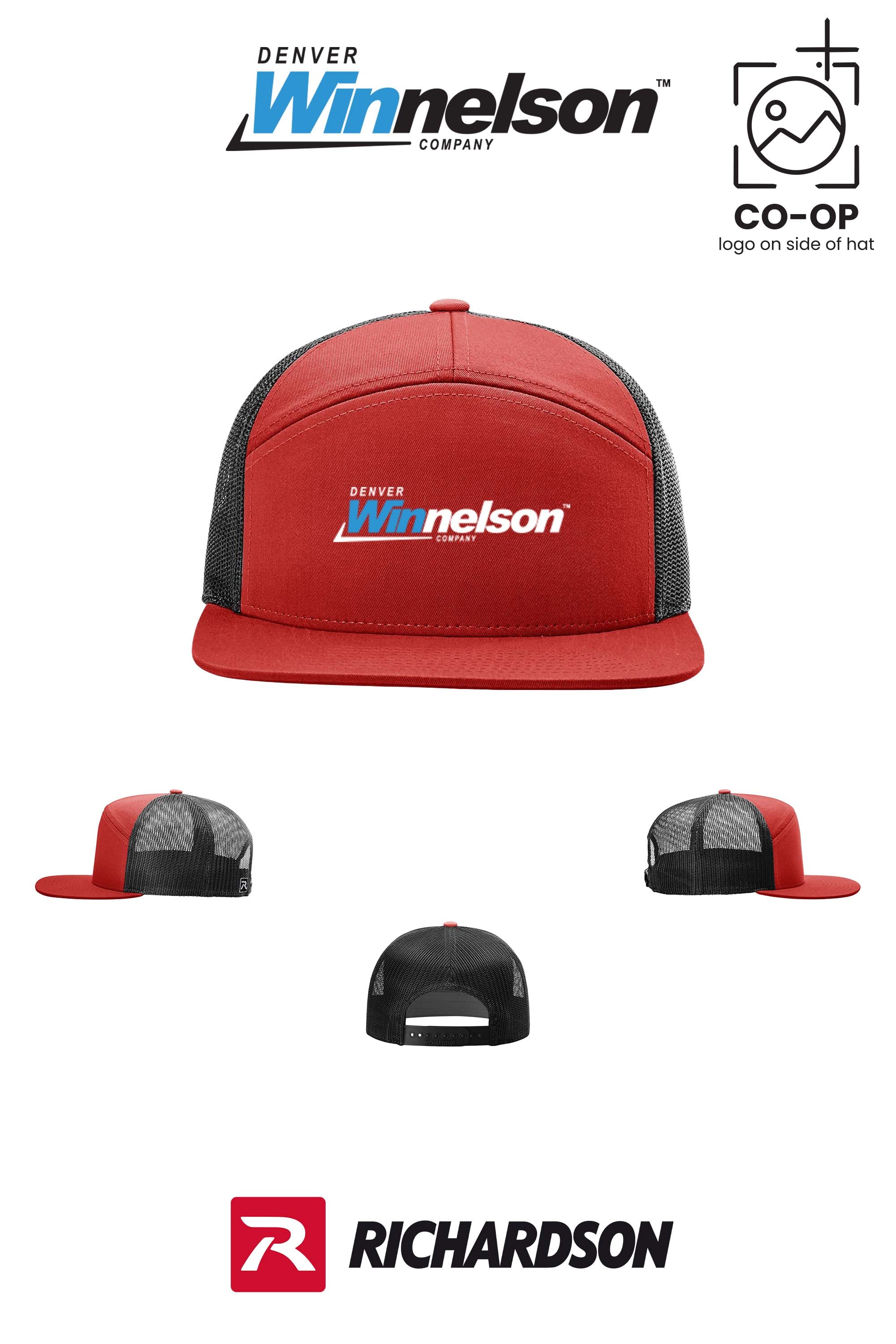 Richardson 168 Seven-Panel Trucker- Denver Winnelson