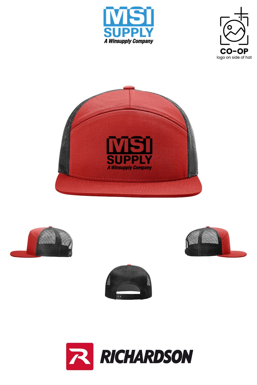Richardson 168 Seven-Panel Trucker - MSI Supply Houston