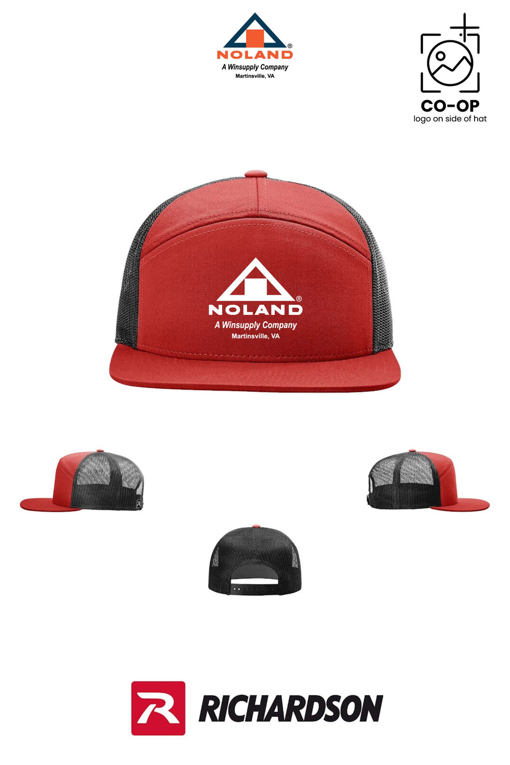 Richardson 168 Seven-Panel Trucker - Martinsville Noland