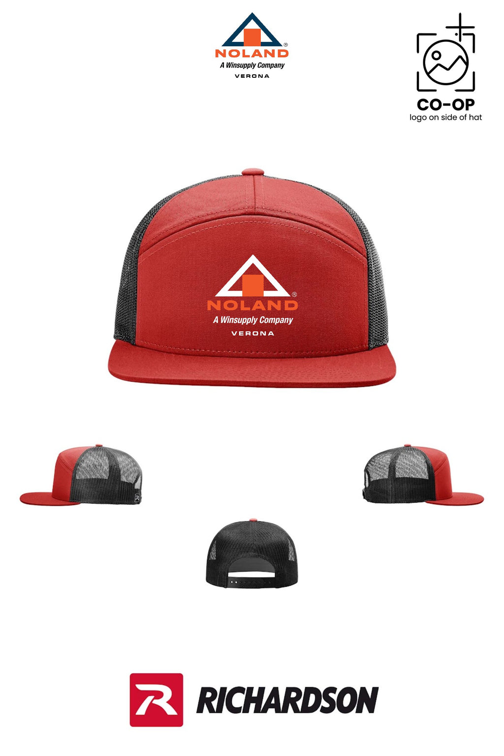Richardson 168 Seven-Panel Trucker - Verona Noland