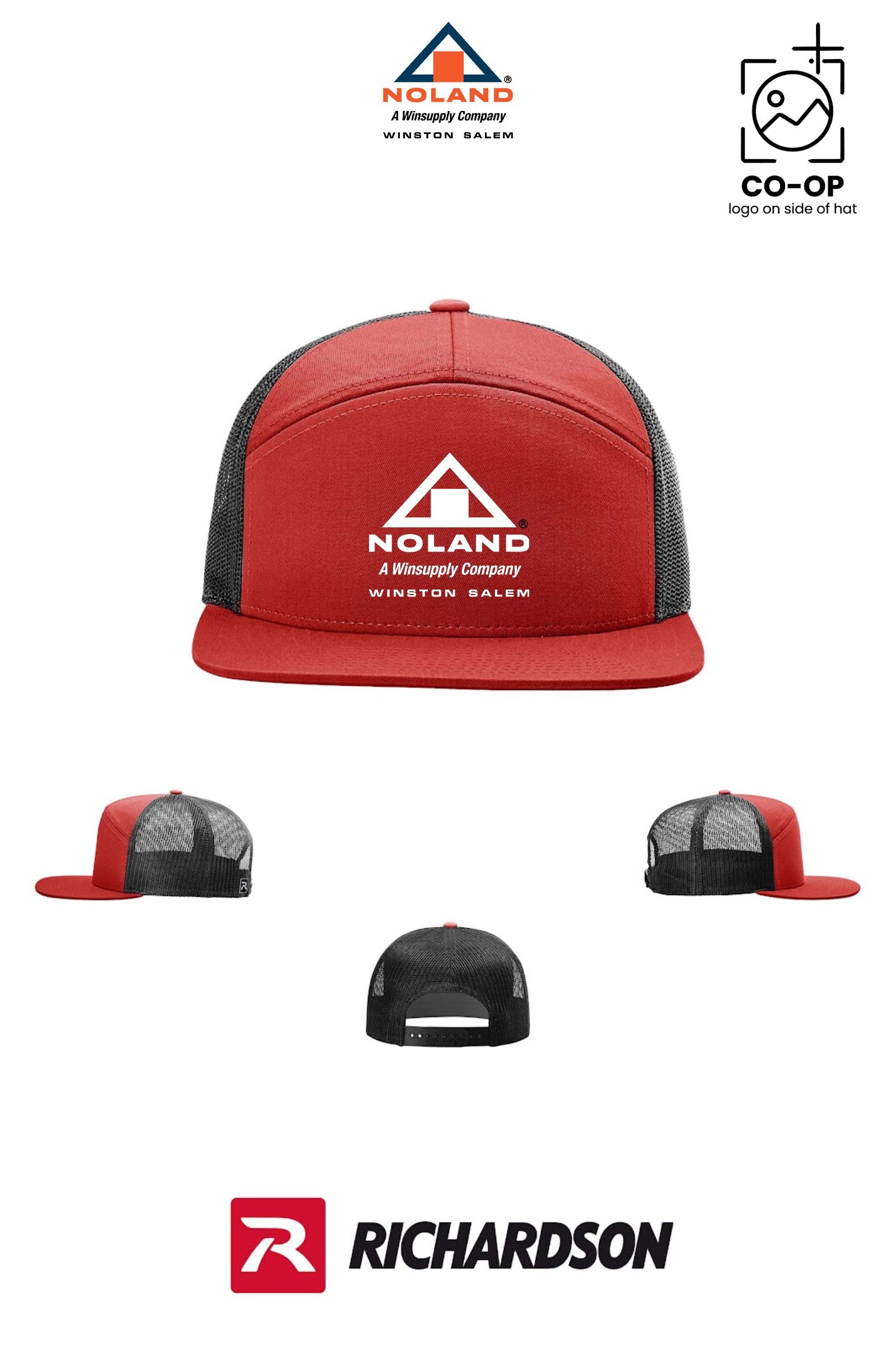 Richardson 168 Seven-Panel Trucker - Winston Salem Noland