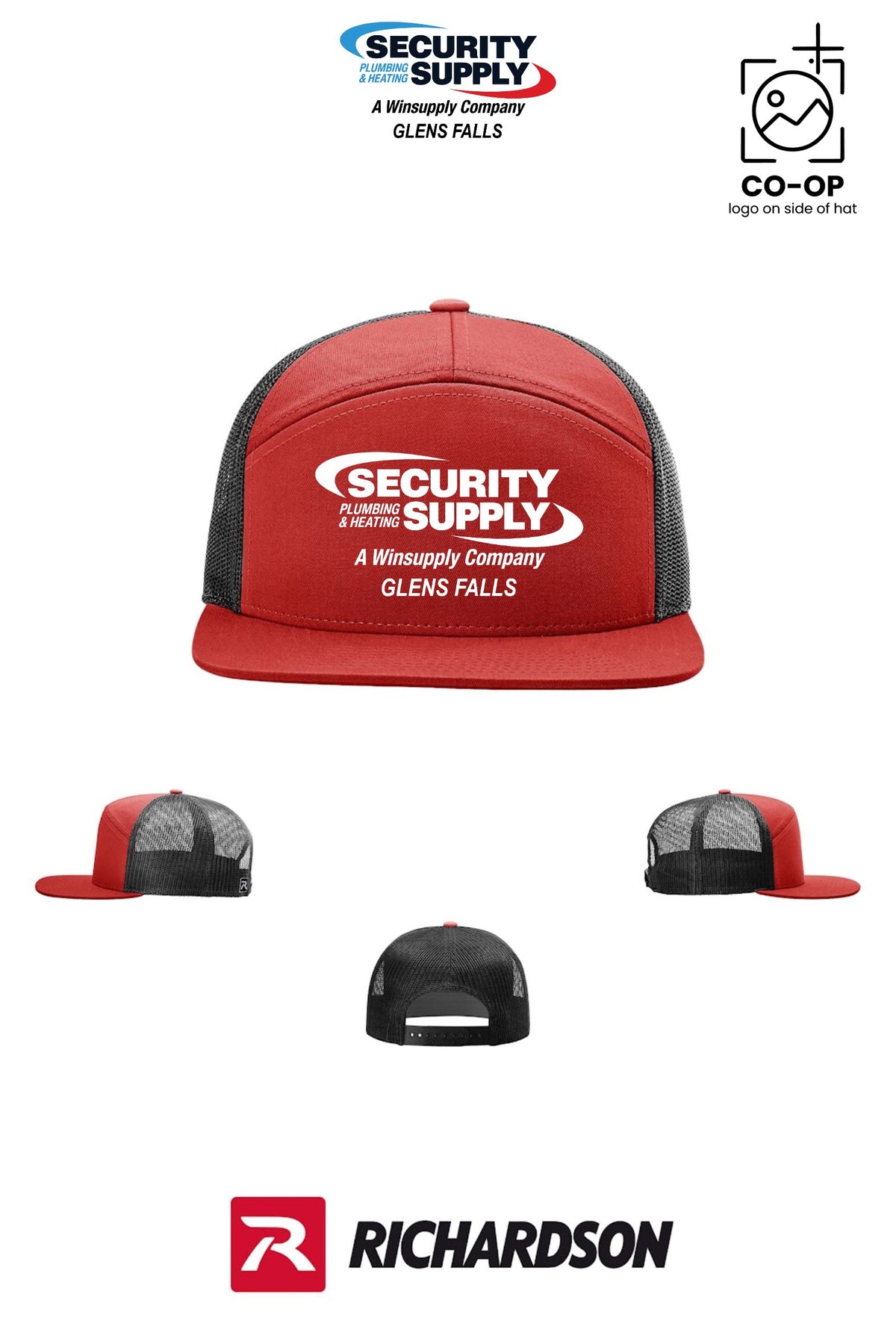 Richardson 168 Seven-Panel Trucker - SPHS Glens Falls