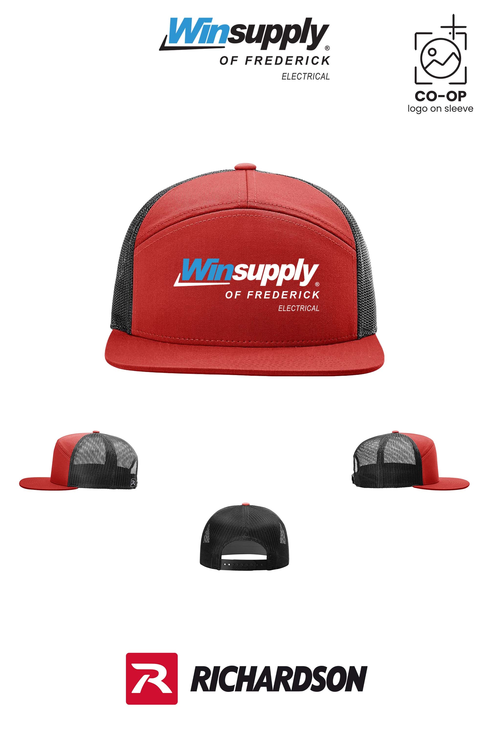 Richardson 168 Seven-Panel Trucker- Winsupply of Frederick