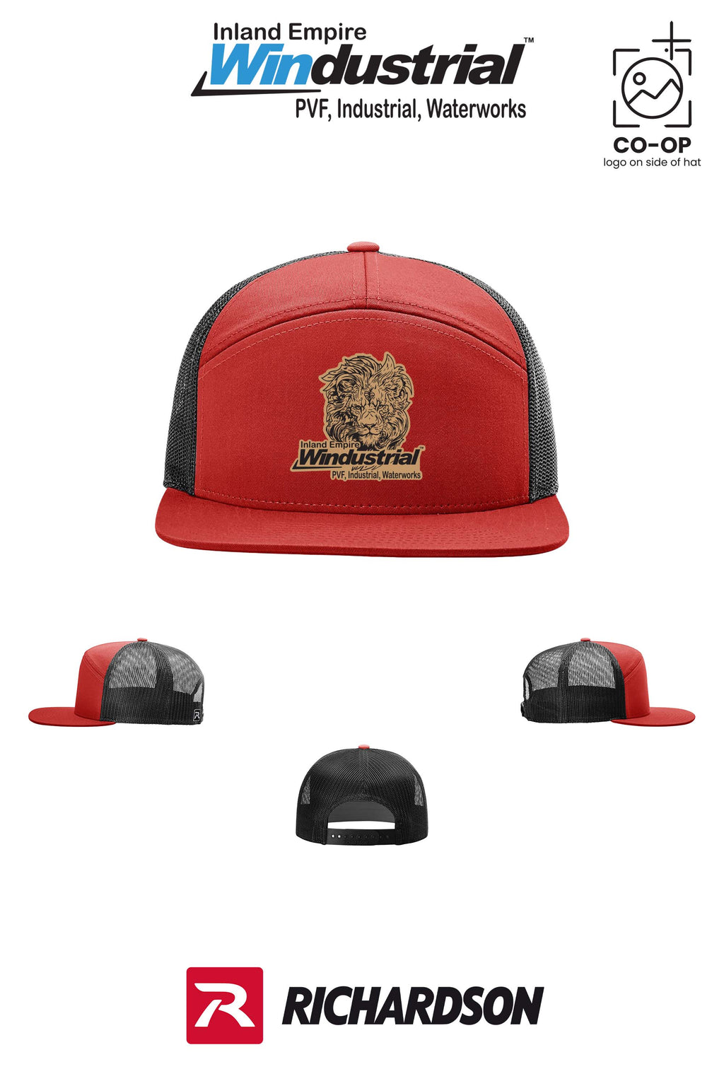 Richardson 168 Seven-Panel Trucker - Inland Empire Windustrial