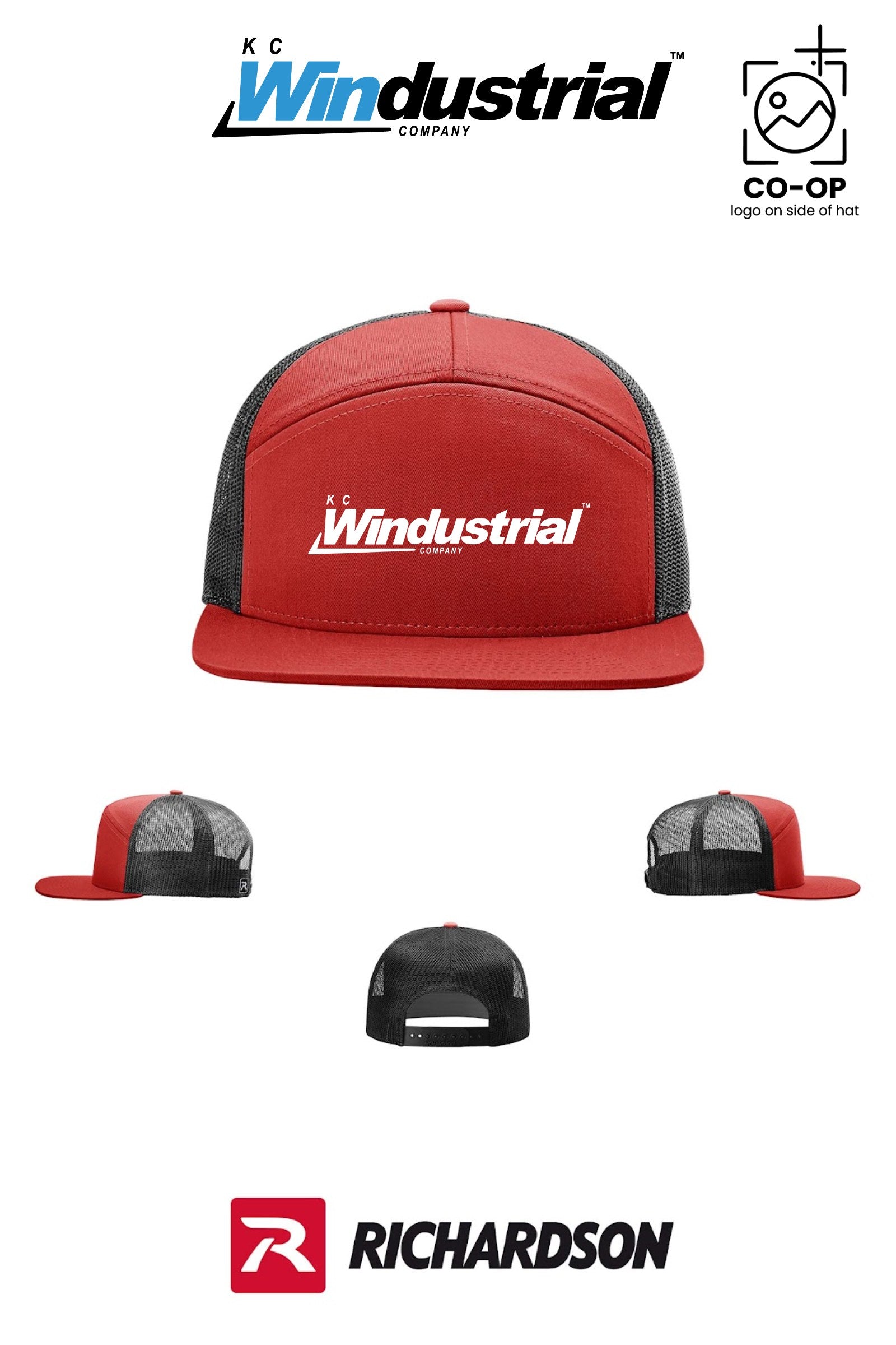 Richardson 168 Seven-Panel Trucker - KC Windustrial