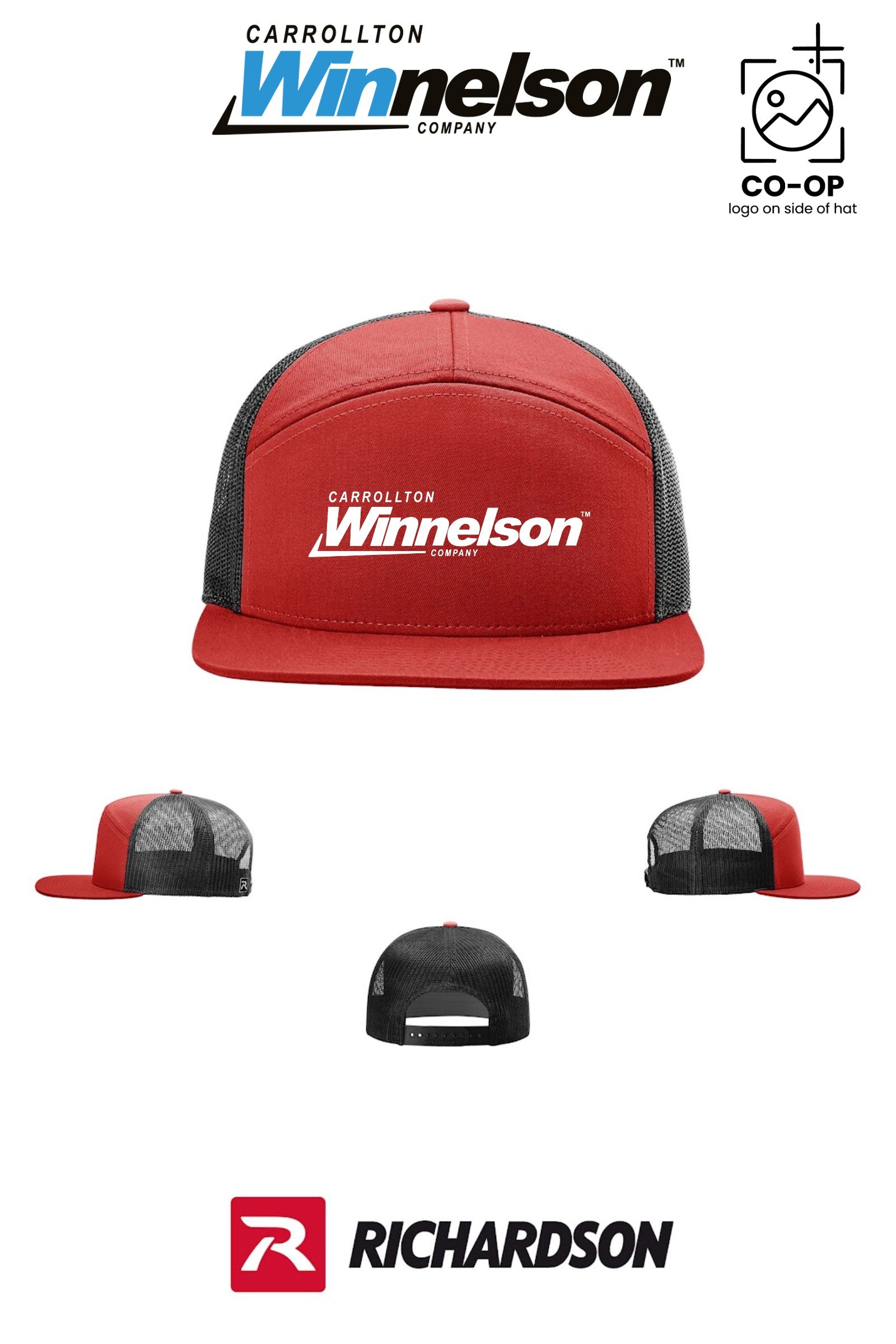 Richardson 168 Seven-Panel Trucker - Carrollton Winnelson