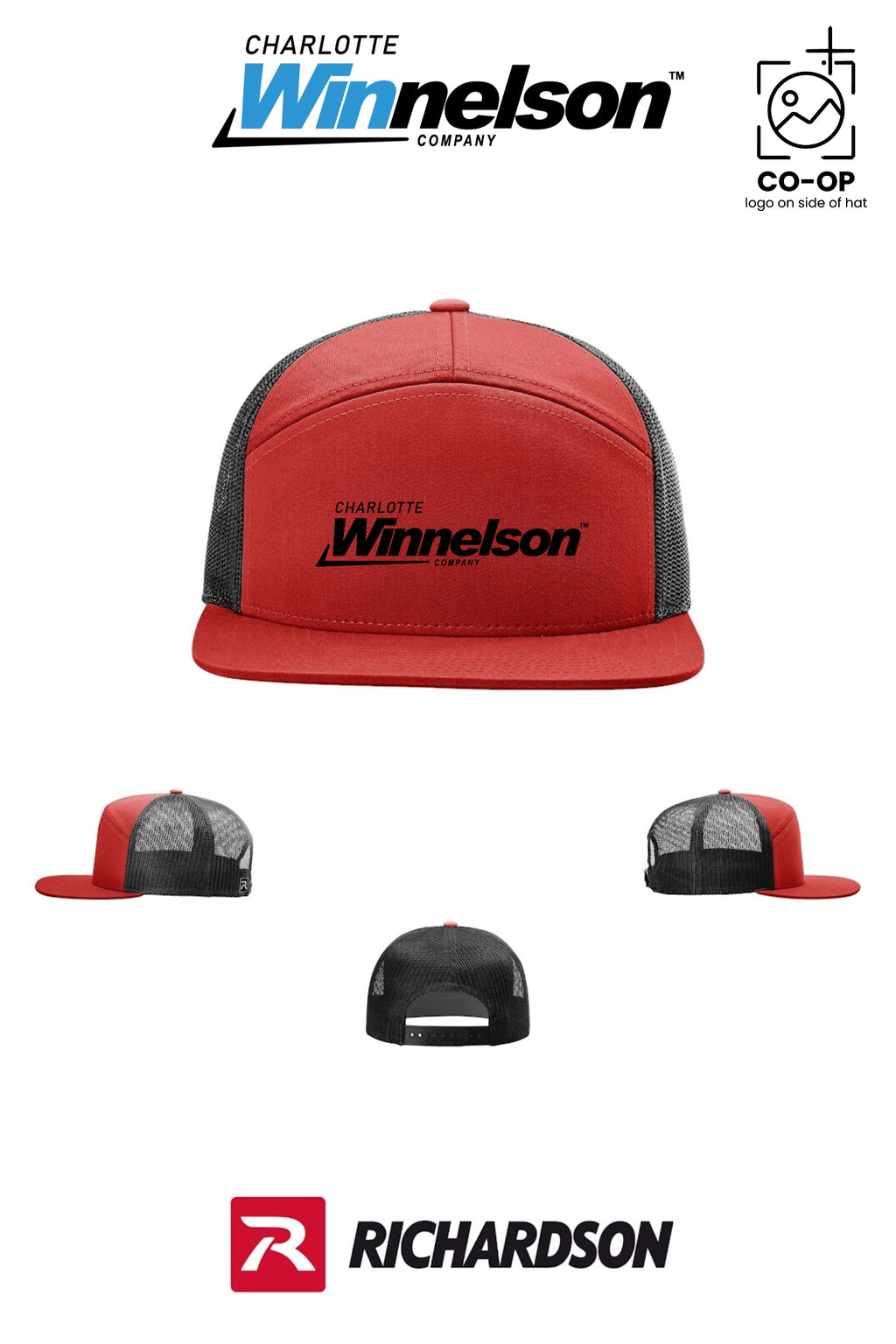 Richardson 168 Seven-Panel Trucker - Charlotte Winnelson