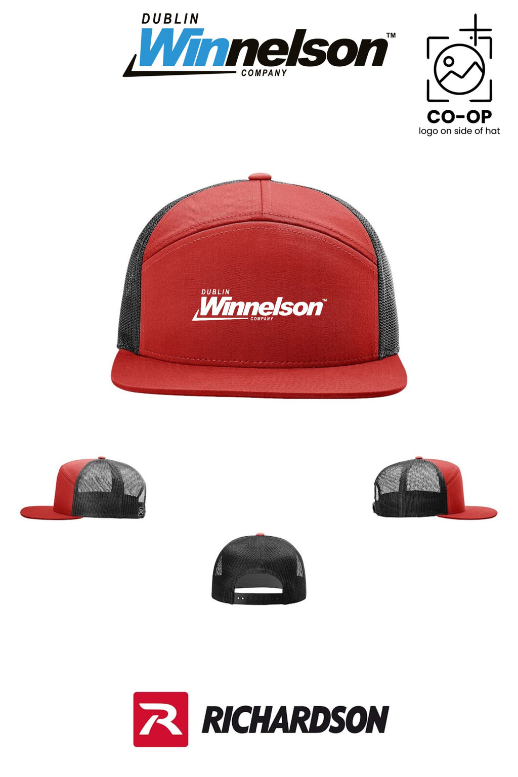 Richardson 168 Seven-Panel Trucker - Dublin Winnelson