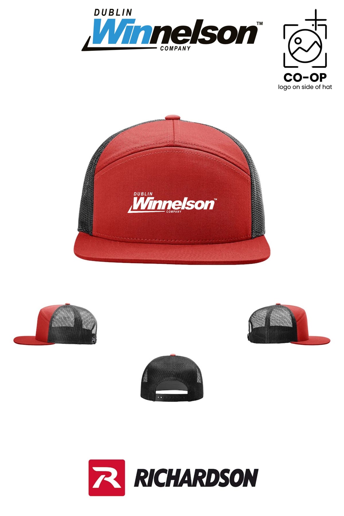 Richardson 168 Seven-Panel Trucker - Dublin Winnelson