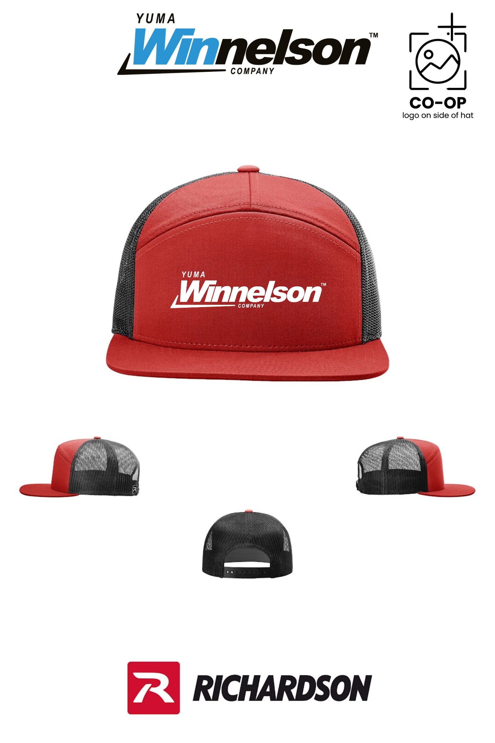Richardson 168 Seven-Panel Trucker - Yuma Winnelson
