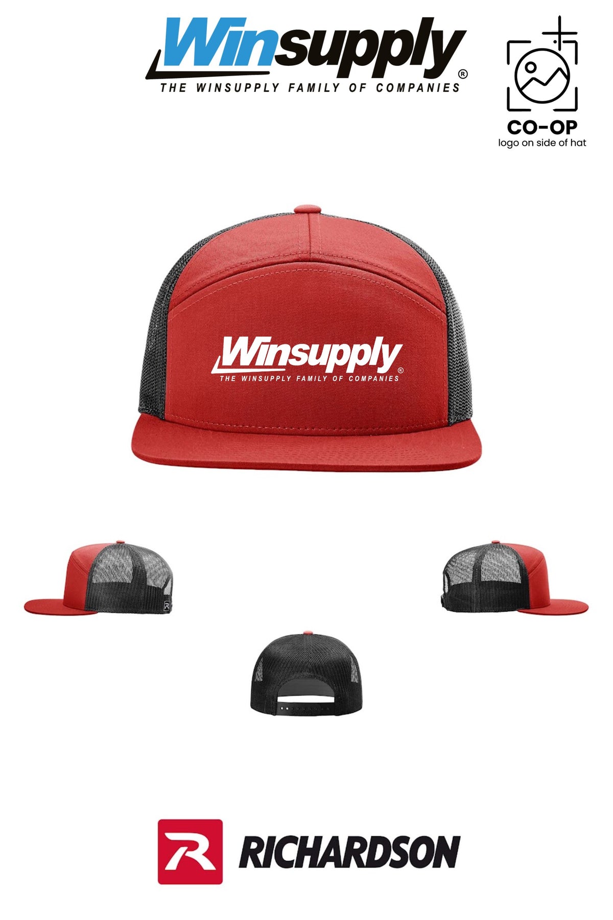 Richardson 168 Seven-Panel Trucker - Winsupply of Coraopolis