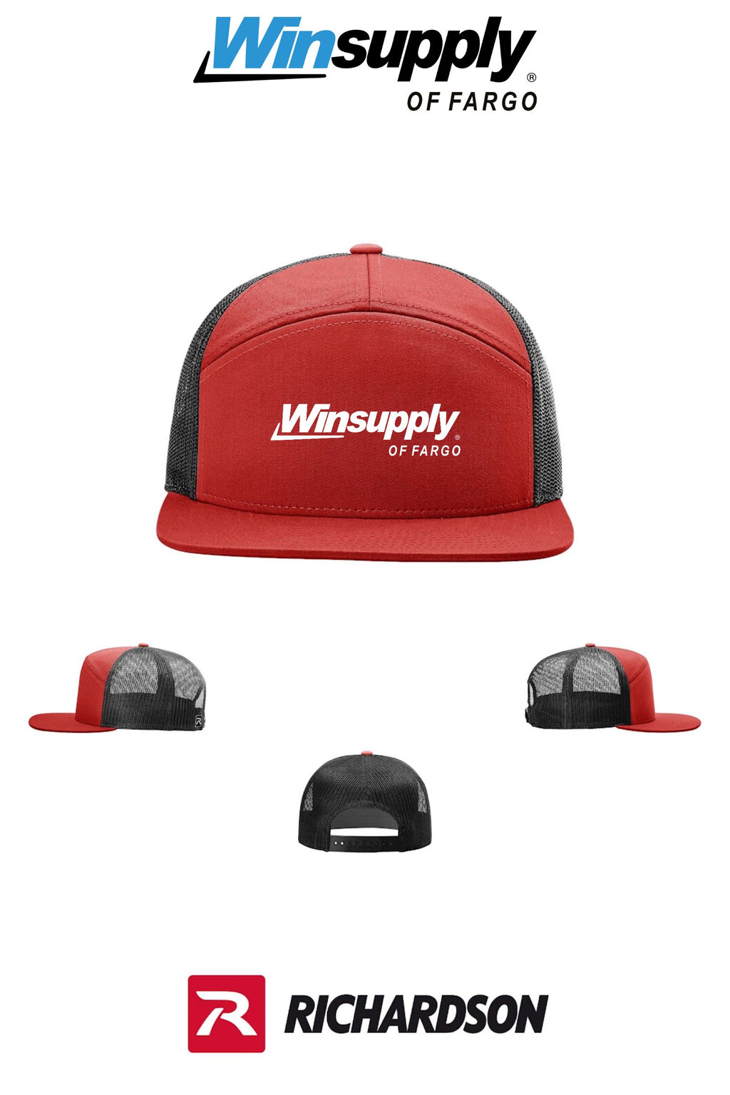 Richardson 168 Seven-Panel Trucker - Winsupply of Fargo