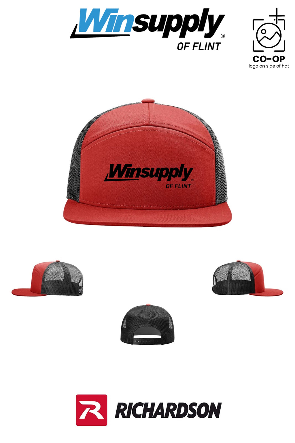 Richardson 168 Seven-Panel Trucker - Winsupply of Flint