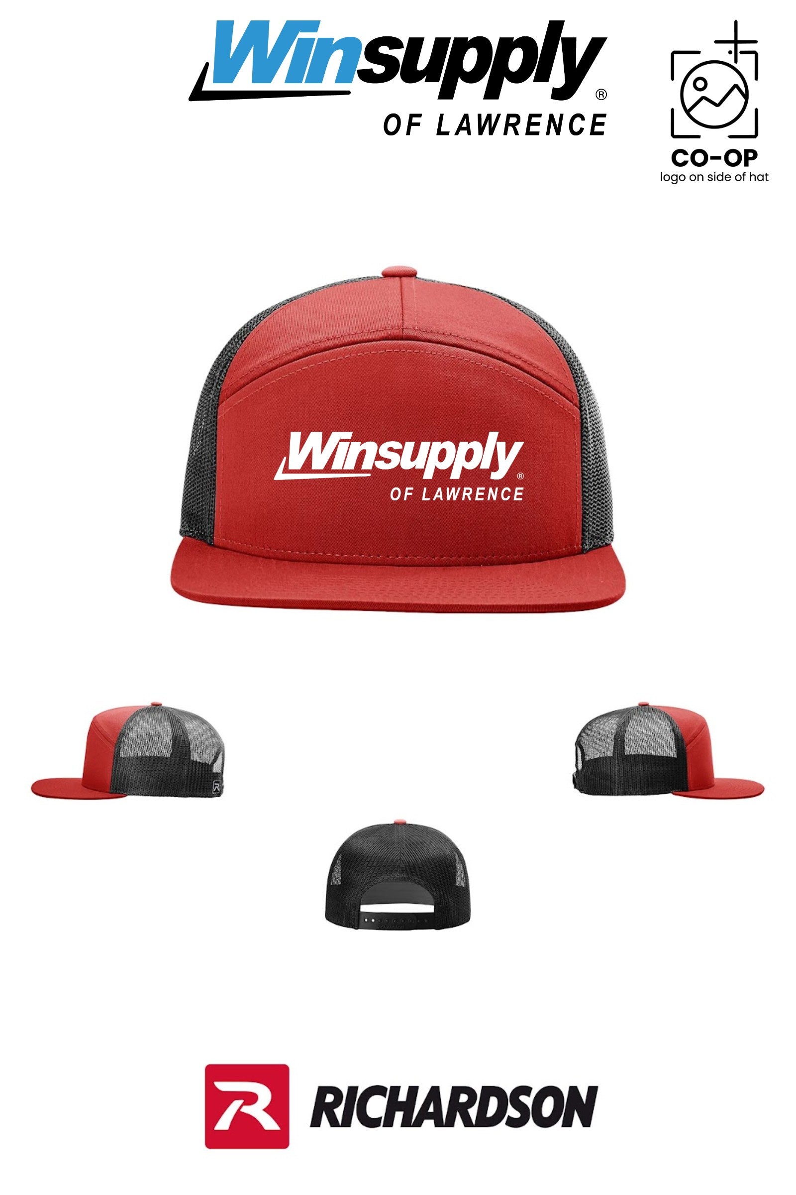 Richardson 168 Seven-Panel Trucker - Winsupply of Lawrence