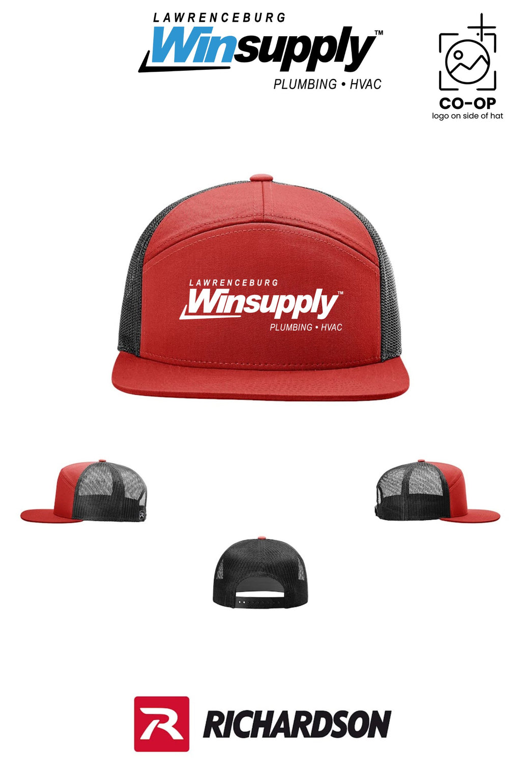 Richardson 168 Seven-Panel Trucker - Lawrenceburg Winsupply