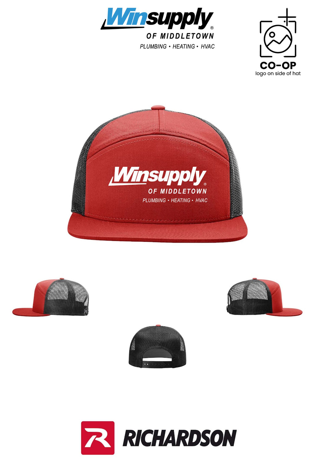 Richardson 168 Seven-Panel Trucker - Winsupply of Middletown