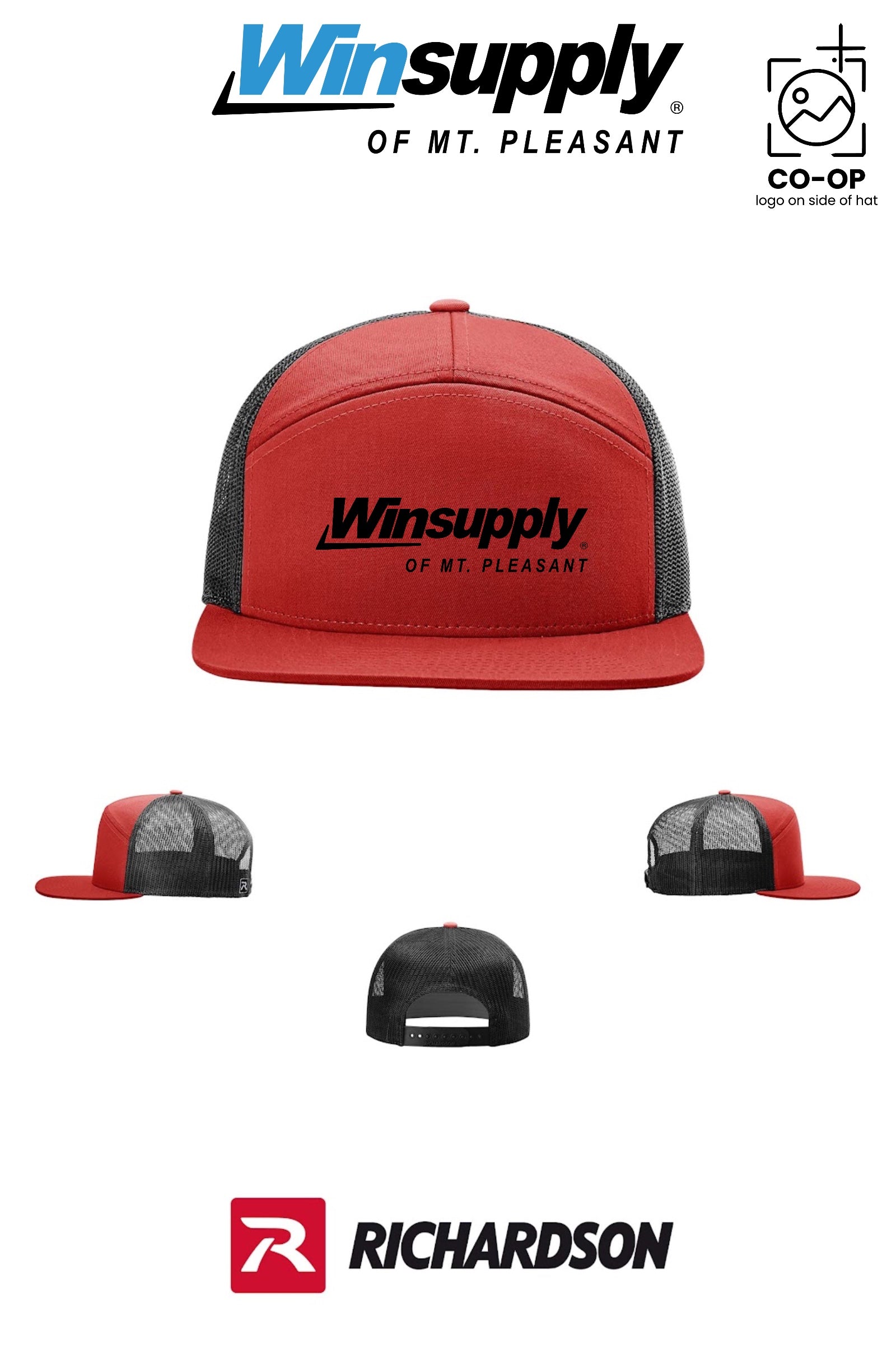 Richardson 168 Seven-Panel Trucker - Winsupply of Mt. Pleasant