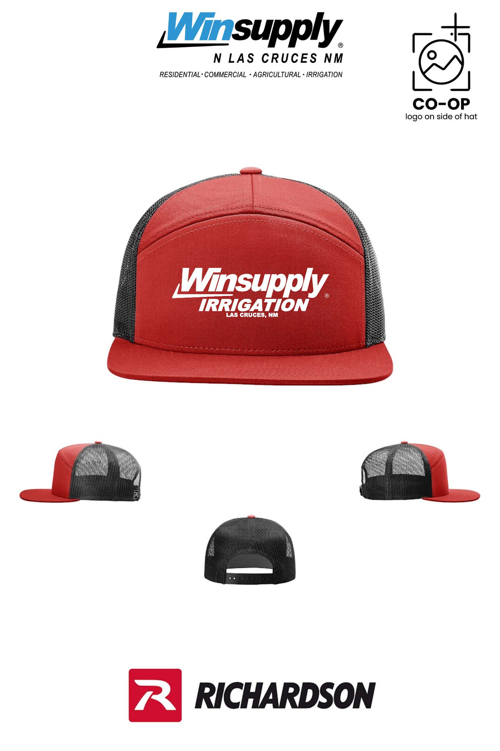 Richardson 168 Seven-Panel Trucker - Winsupply N Las Cruces NM