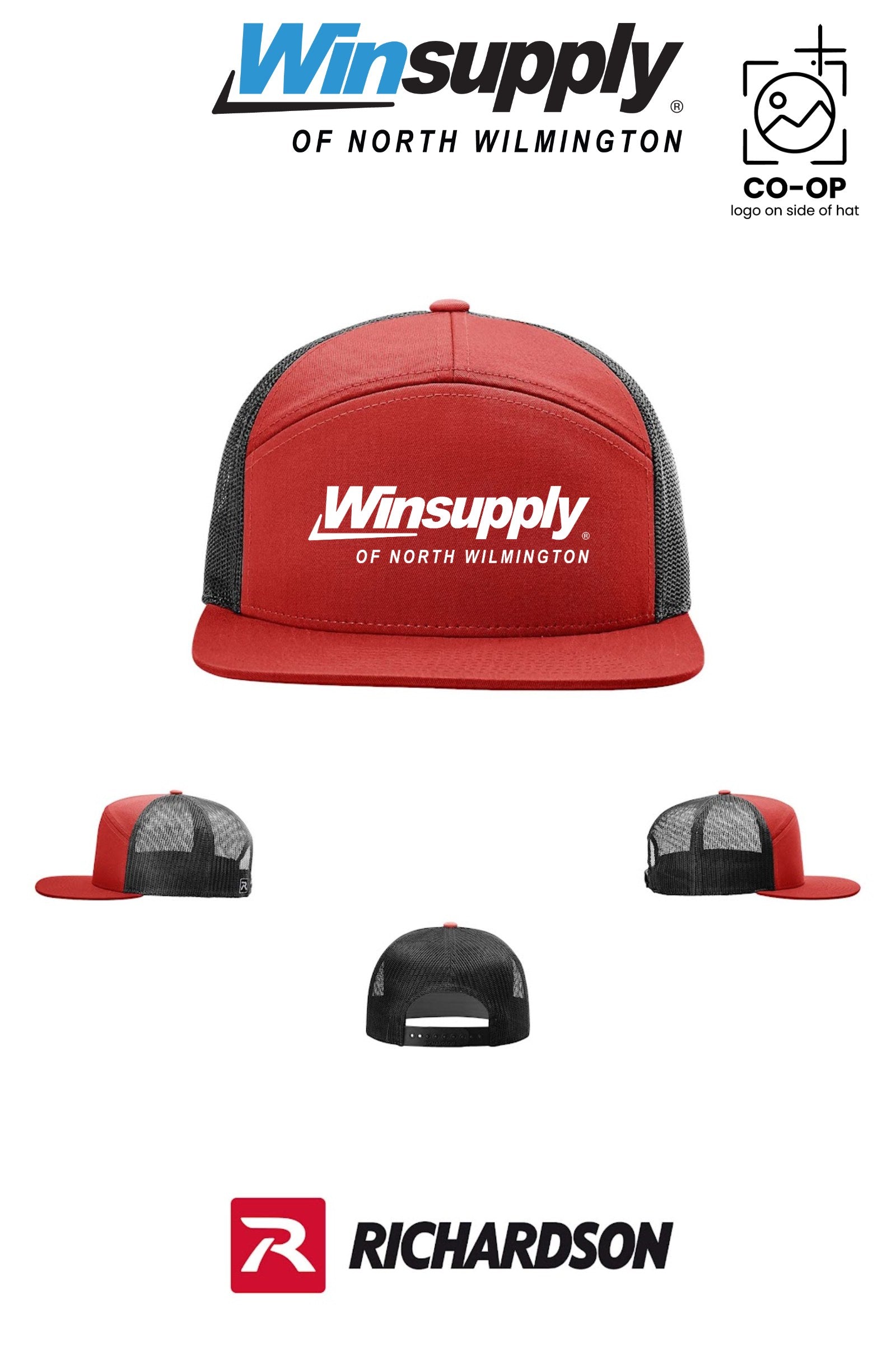 Richardson 168 Seven-Panel Trucker - Winsupply N Wilmington NC