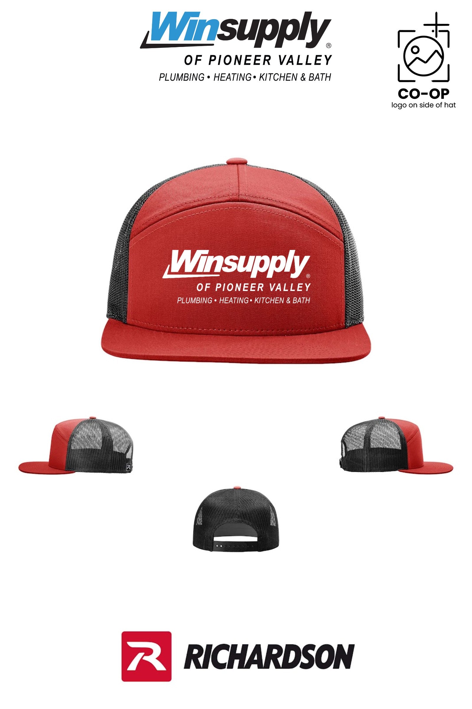 Richardson 168 Seven-Panel Trucker - Winsupply of Pioneer Valley