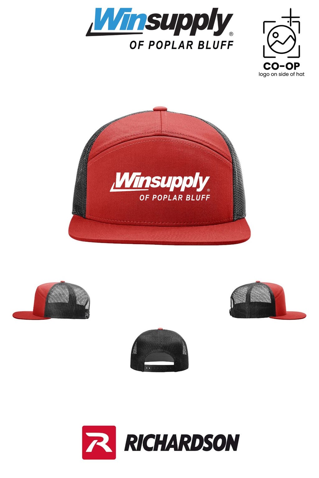 Richardson 168 Seven-Panel Trucker - Winsupply of Poplar Bluff