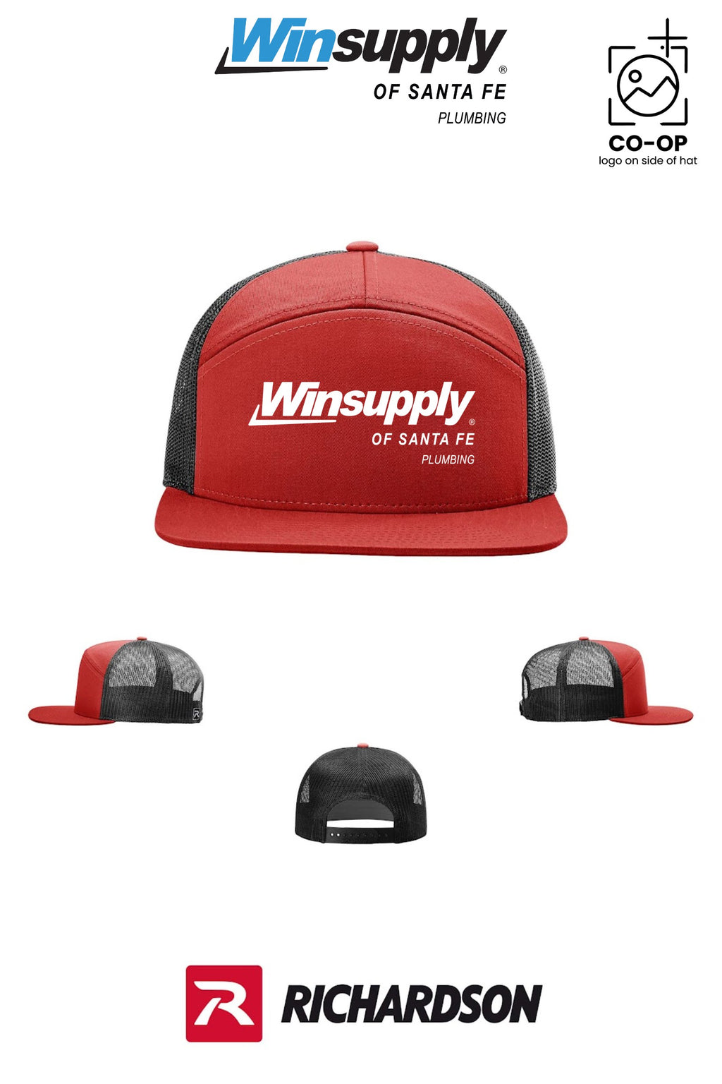 Richardson 168 Seven-Panel Trucker - Winsupply of Santa Fe