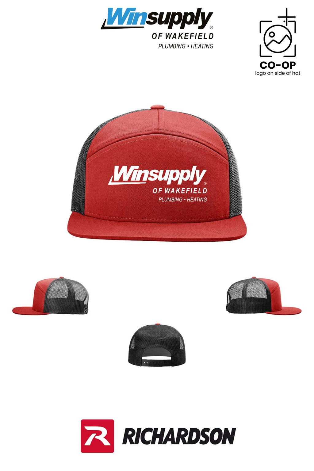 Richardson 168 Seven-Panel Trucker - Winsupply of Wakefield