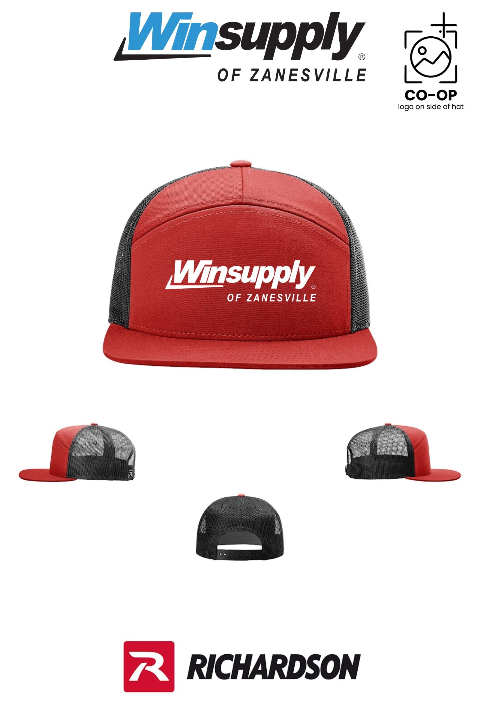 Richardson 168 Seven-Panel Trucker - Winsupply of Zanesville