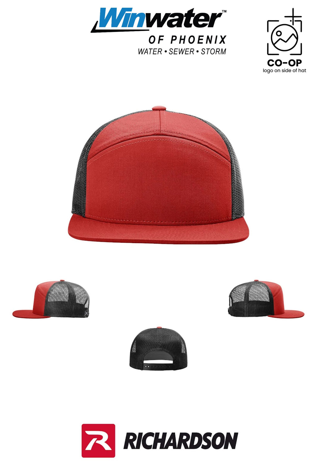 Richardson 168 Seven-Panel Trucker - Winwater of Phoenix